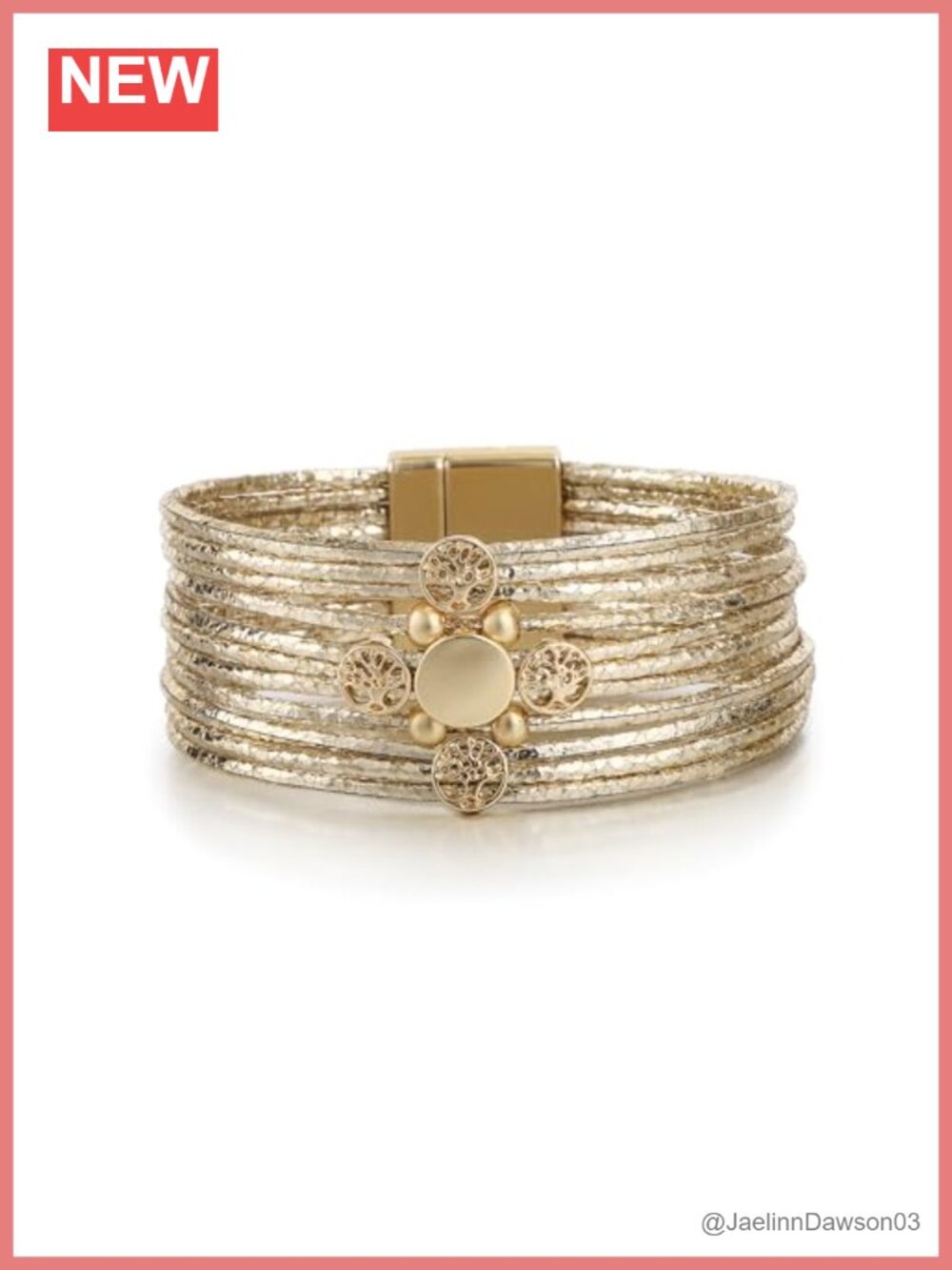 Leather Wrap Bracelet for Women Boho Layered Cuff Bangle Easy On-Off